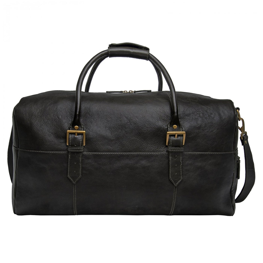 Hidesign Leather 20" Carry-on Cabin Duffel Black