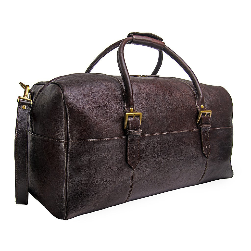 Hidesign Leather 20" Carry-on Cabin Duffel Brown