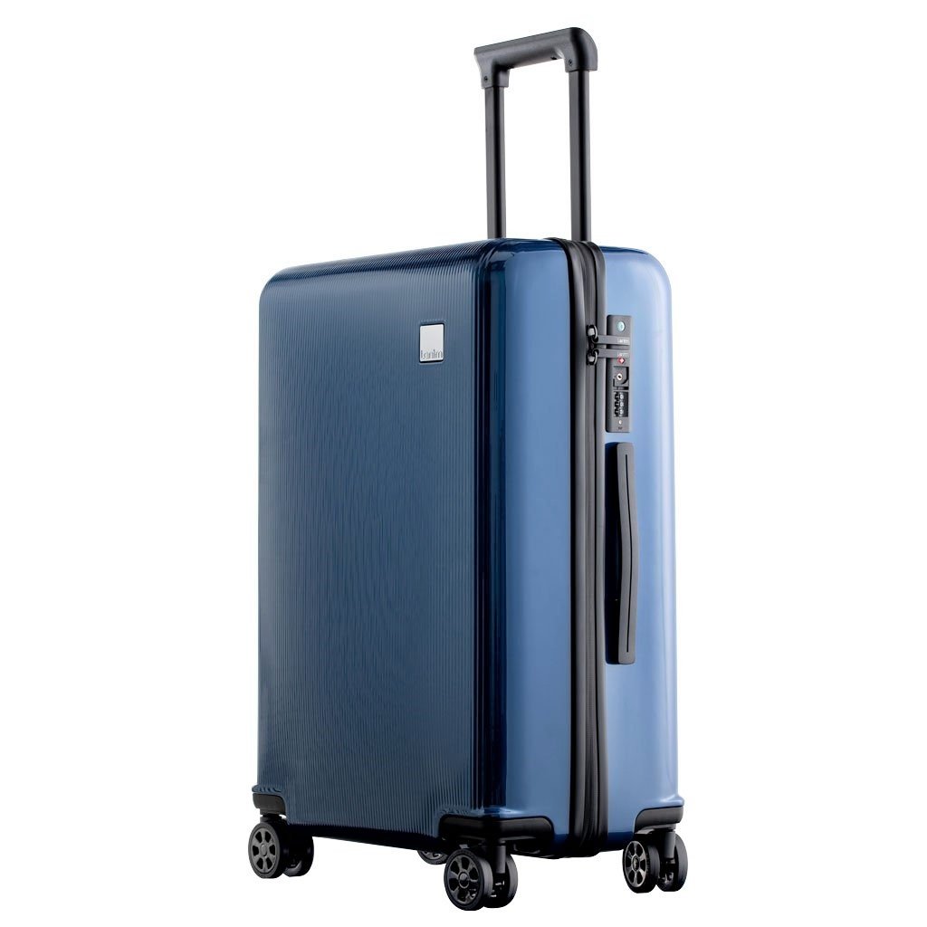Lantrn LED Locking Hardside 26" Spinner Luggage Blue