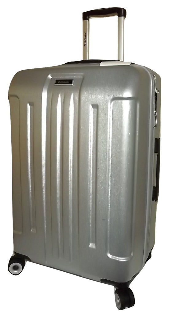 Pathfinder Explorer 25" 4 Wheel Spinner Luggage Silver