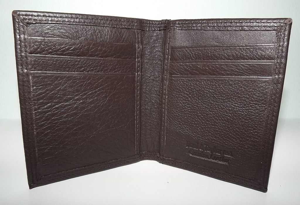 Paul & Taylor Men's Leather Bifold Front Pocket Money Clip ID Wallet