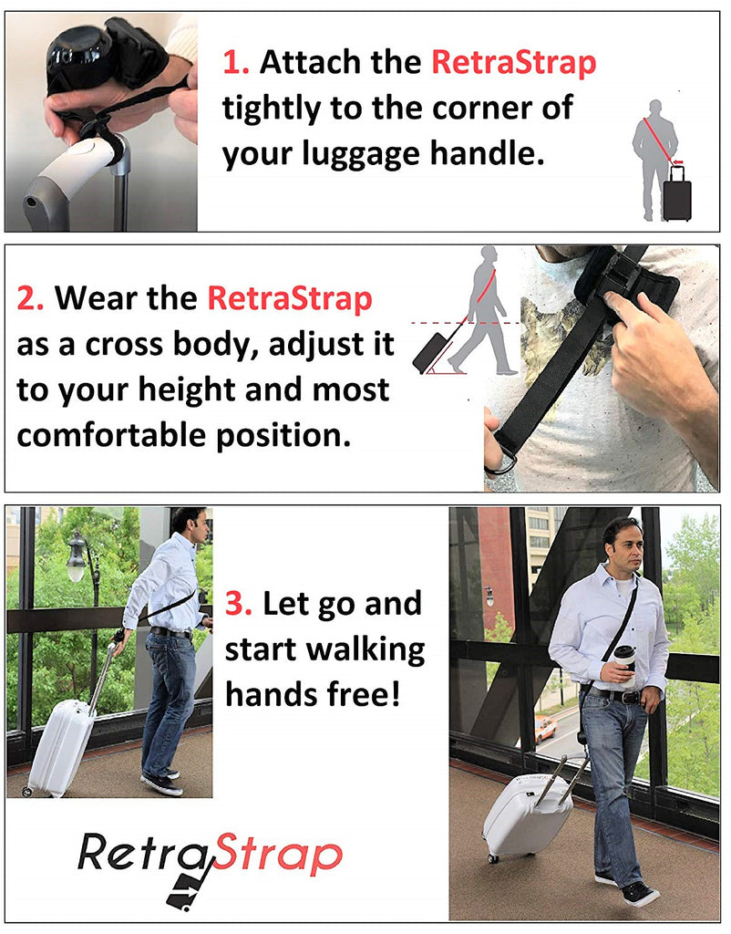 Retrastrap Hand-Free Luggage Strap