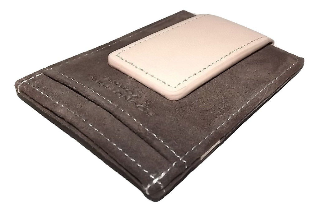 Roundtree & Yorke Magnetic Card Case Wallet Brown