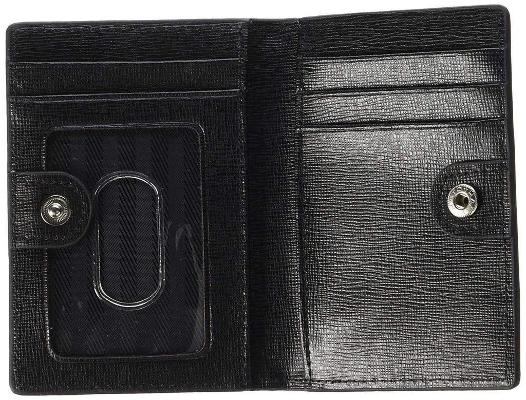 Royce Leather RFID Front Pocket ID Card Case Wallet Black