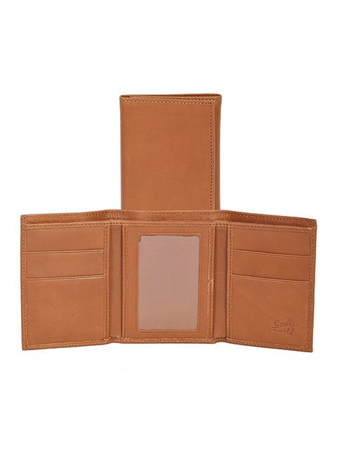 Scully Trifold Wallet Tan