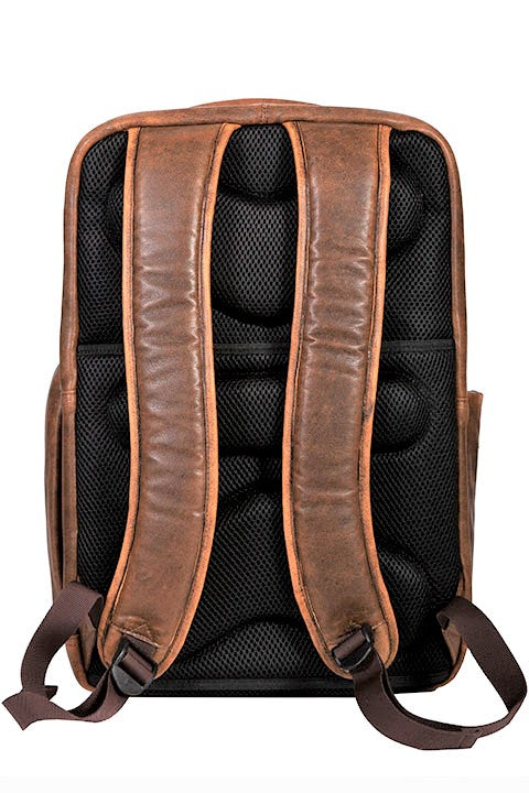 Scully Aero Squadron Aviator Leather Laptop Backpack