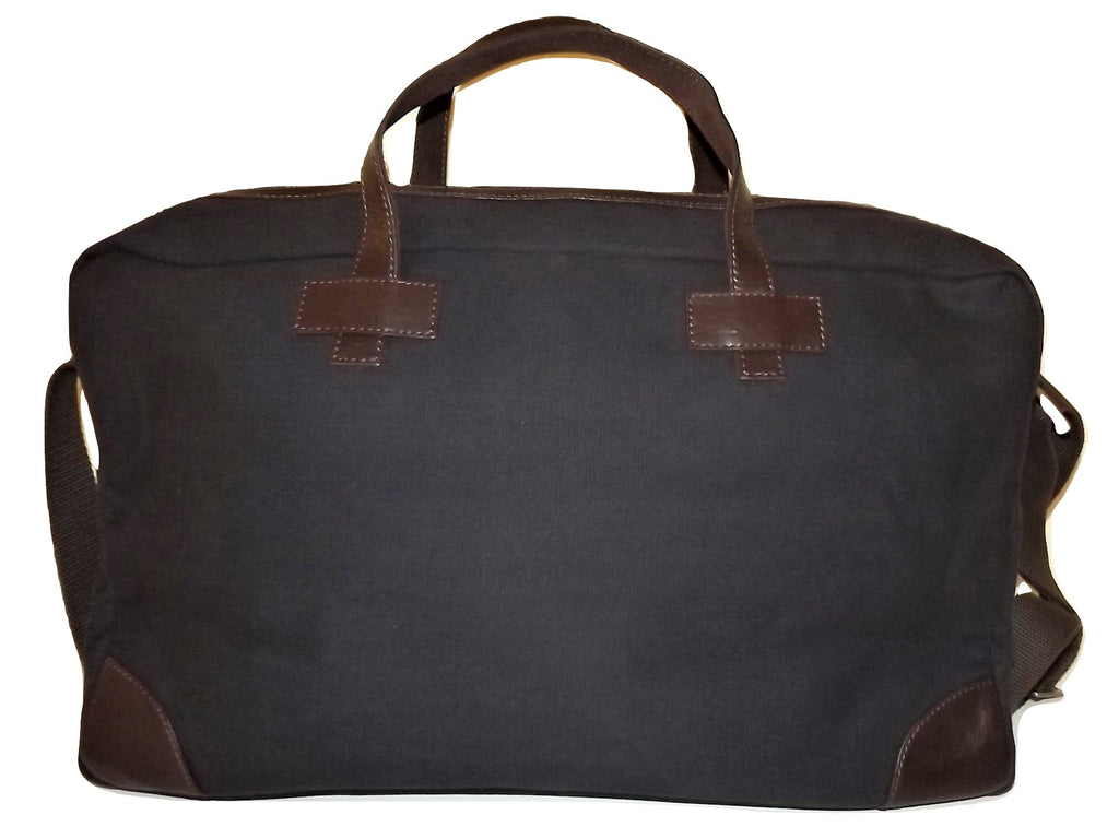 Scully Cambria Canvas & Leather 19" Duffel Navy