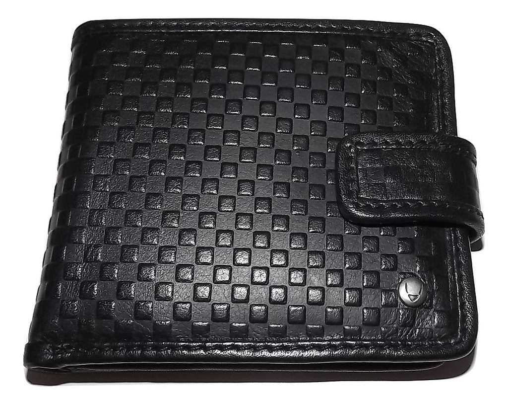 Scully Hidesign Leather Bifold Center-Flip ID Wallet Brown