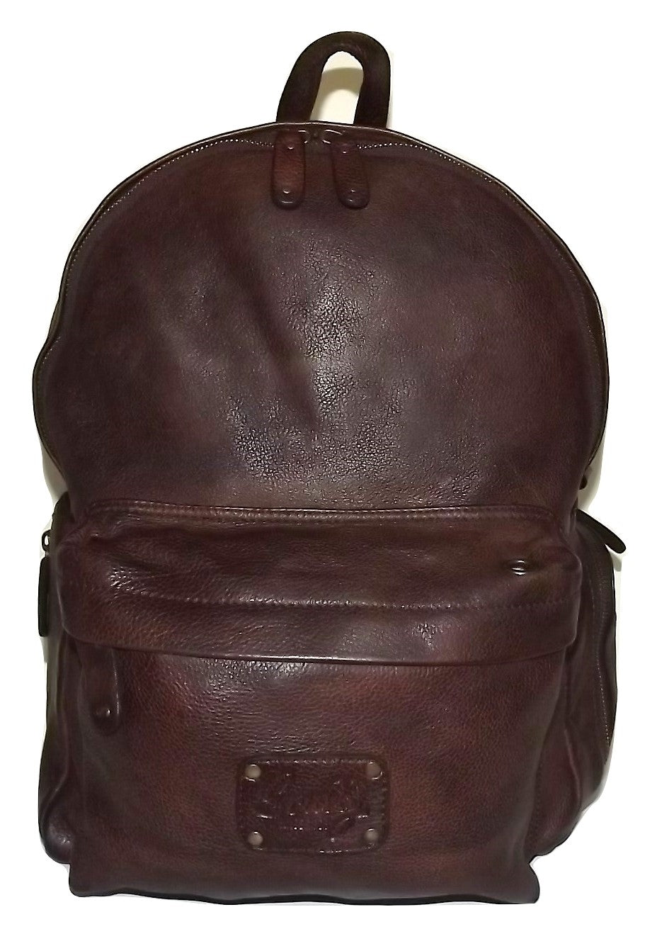 brown italian leather backpack Scully Leonardo Italian Leather Laptop Business Backpack Brown