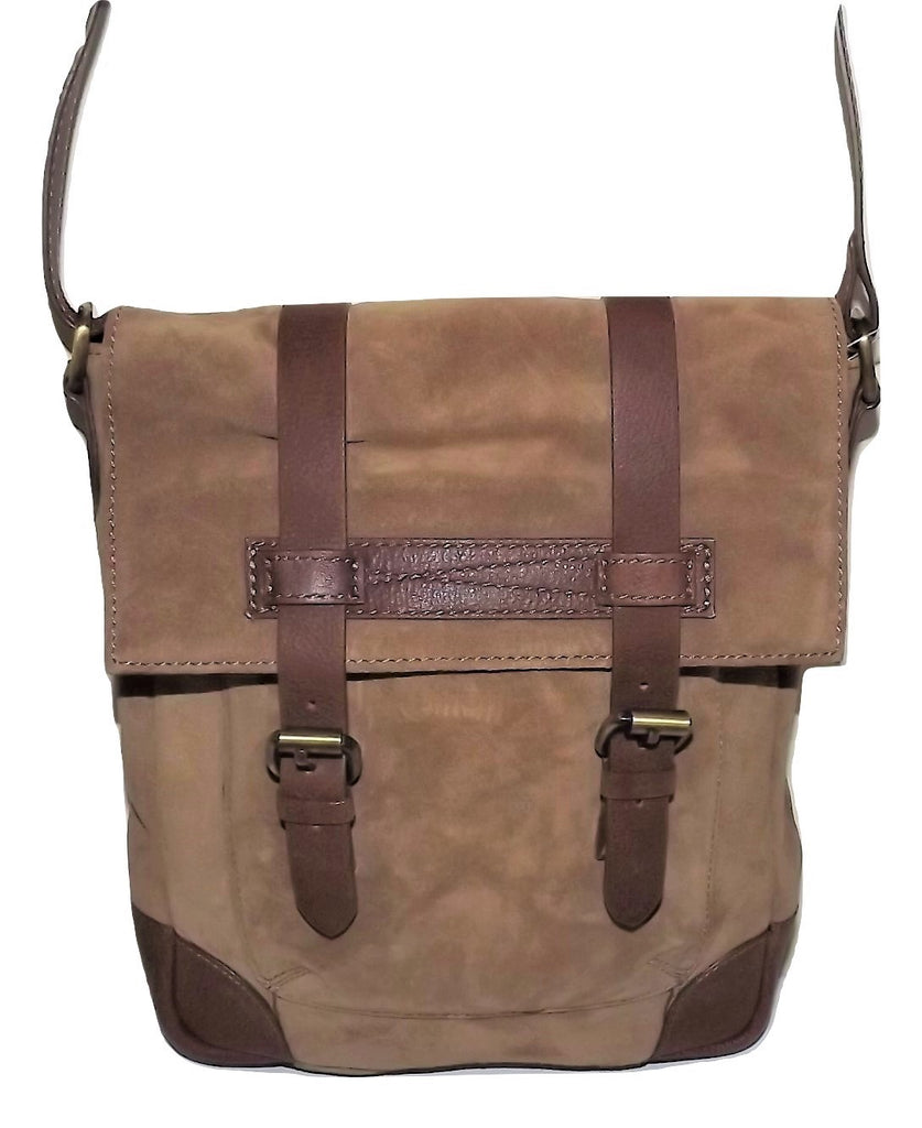 Scully Retro Nubuck Leather Cargo Messenger Tablet Bag